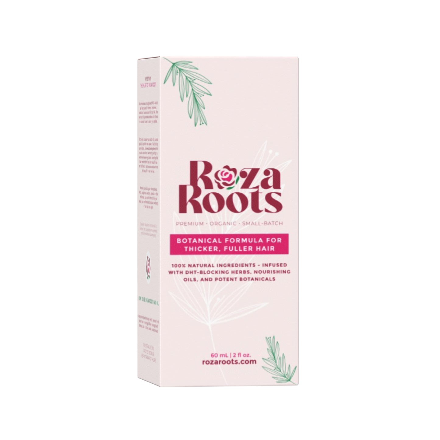 Roza Roots Hair Growth Oil: Natural DHT Blocker for Thicker, Fuller Hair