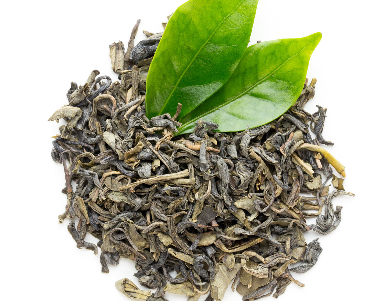 Green Tea leaves for natural hair growth and healthy scalp care